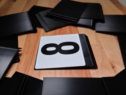 Firing Point Number Plate Label Applied -small