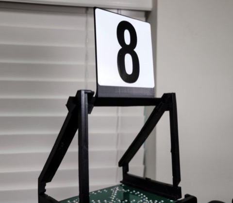 Firing Point Number Plate without Mirror -small